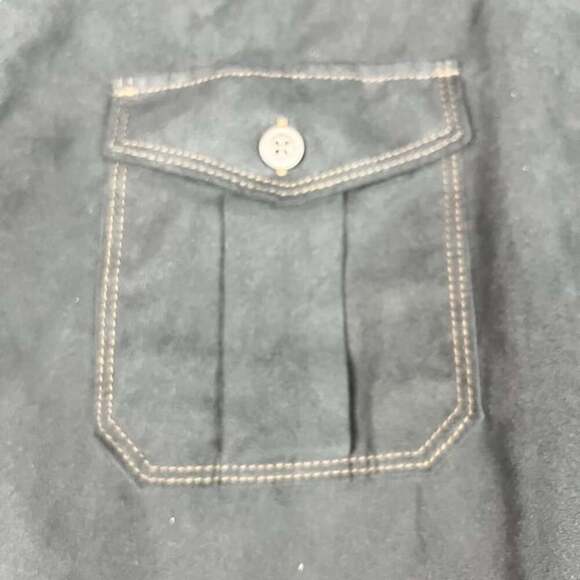 North River Outfitters Mens Snap Up Jacket Black Denim Blend XL - Picture 5 of 11